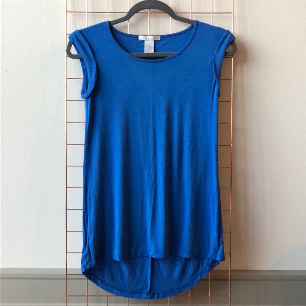 Design History | Fitted Blue Top with Back Cutout